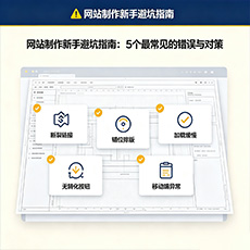 神湾建站-网站制作新手避坑指南：5个最常见的错误与对策