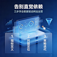 中山建站-告别直觉依赖：三步学会数据驱动网站运营