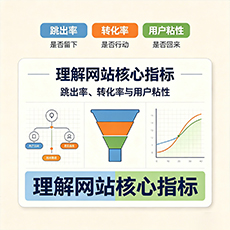 中山建站-理解网站核心指标：跳出率、转化率与用户粘性